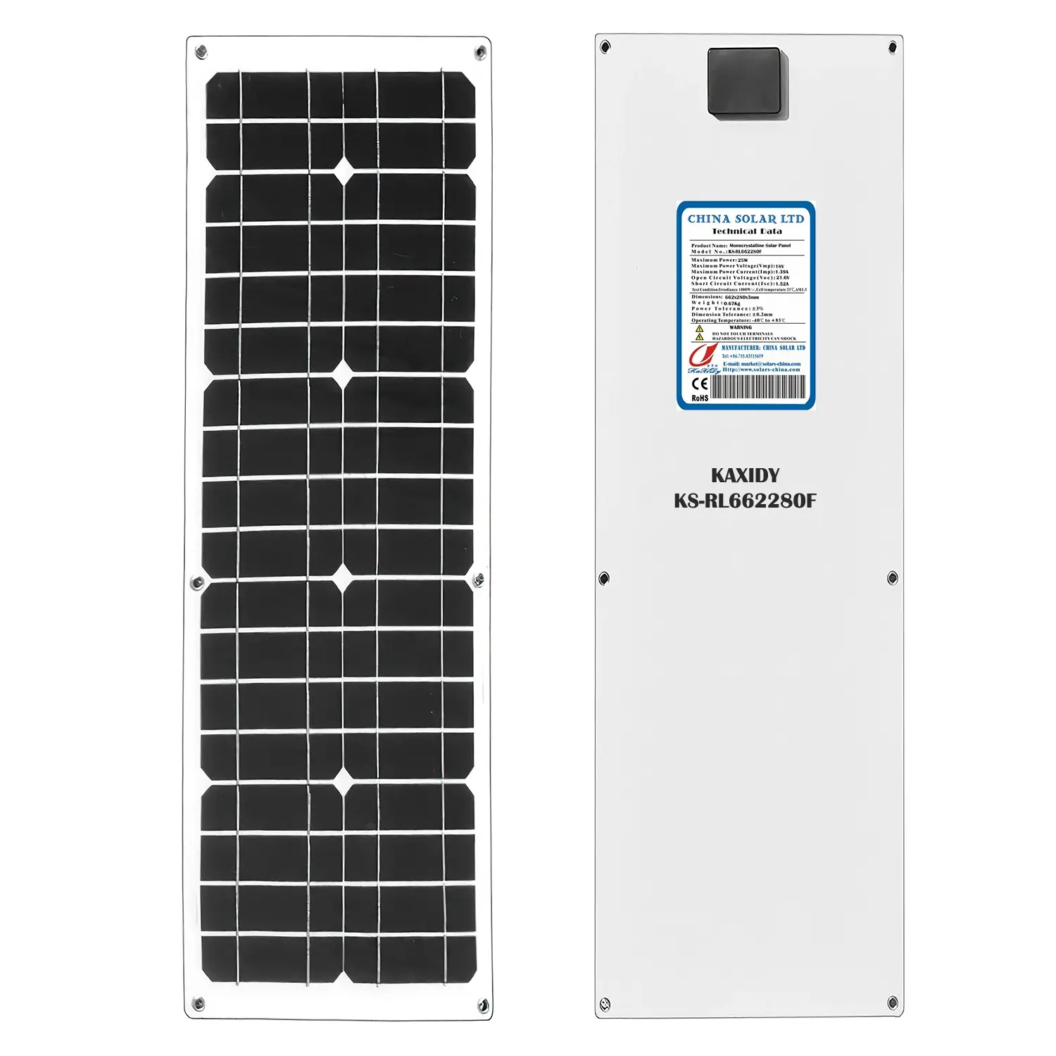 pannello solare flessibile 25W