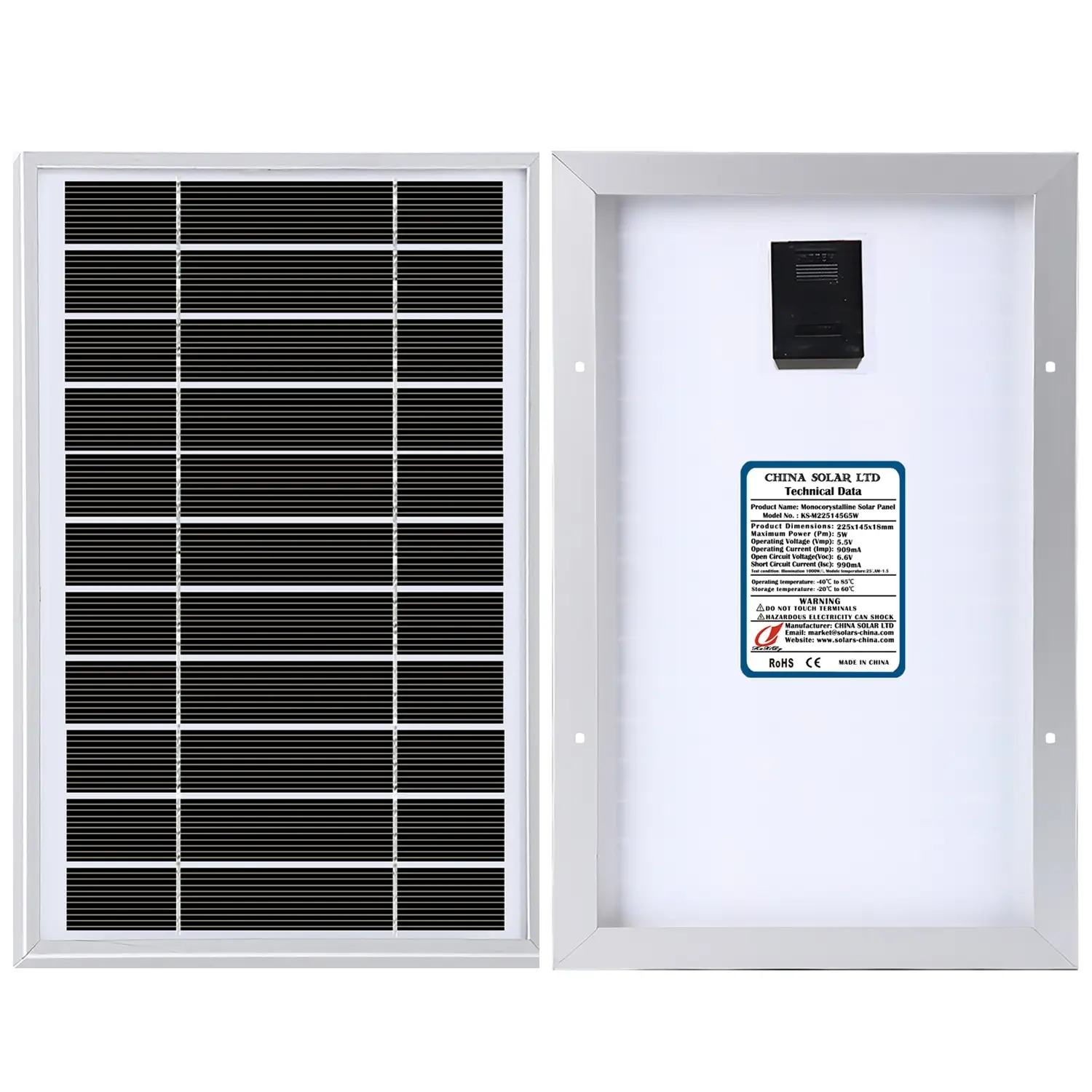 Pannello Fotovoltaico 5W