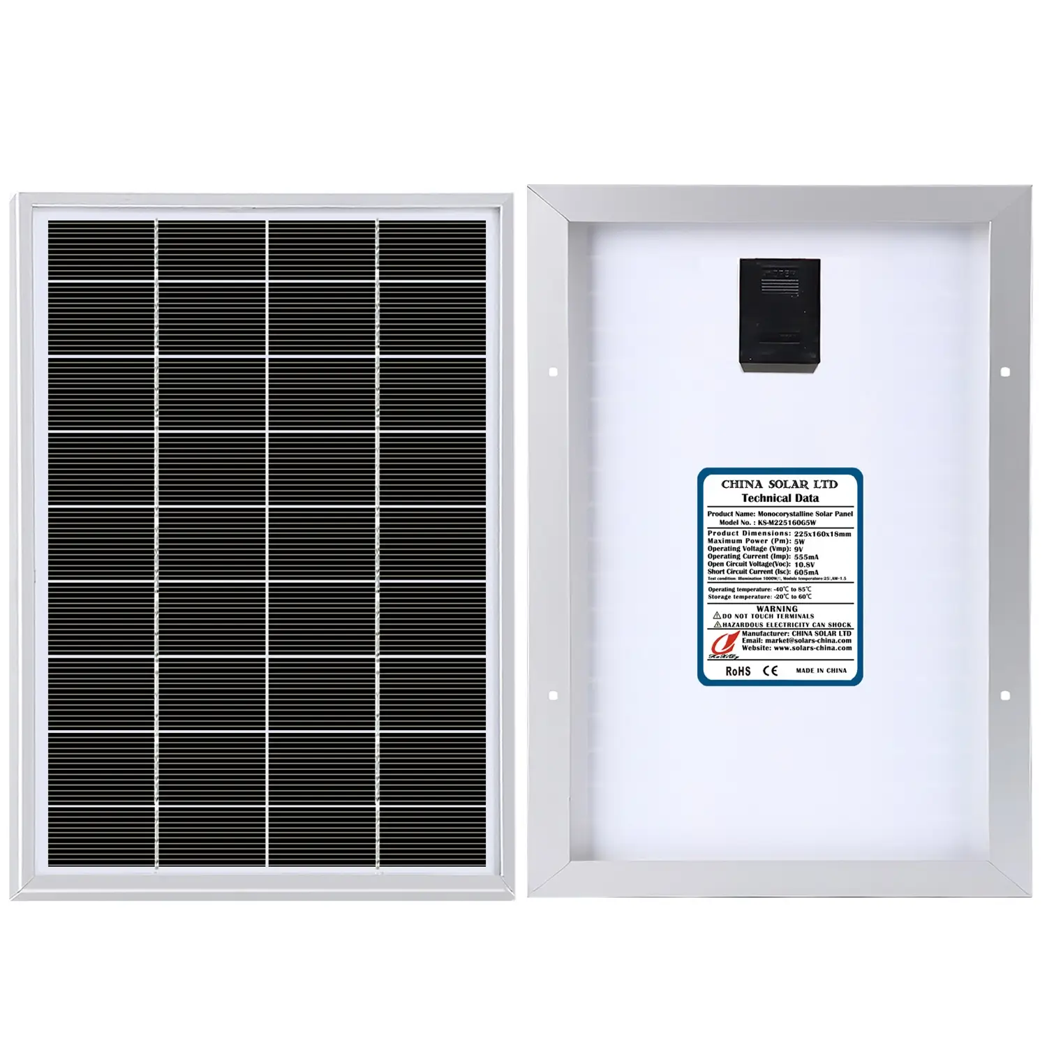 Pannello Fotovoltaico 5W