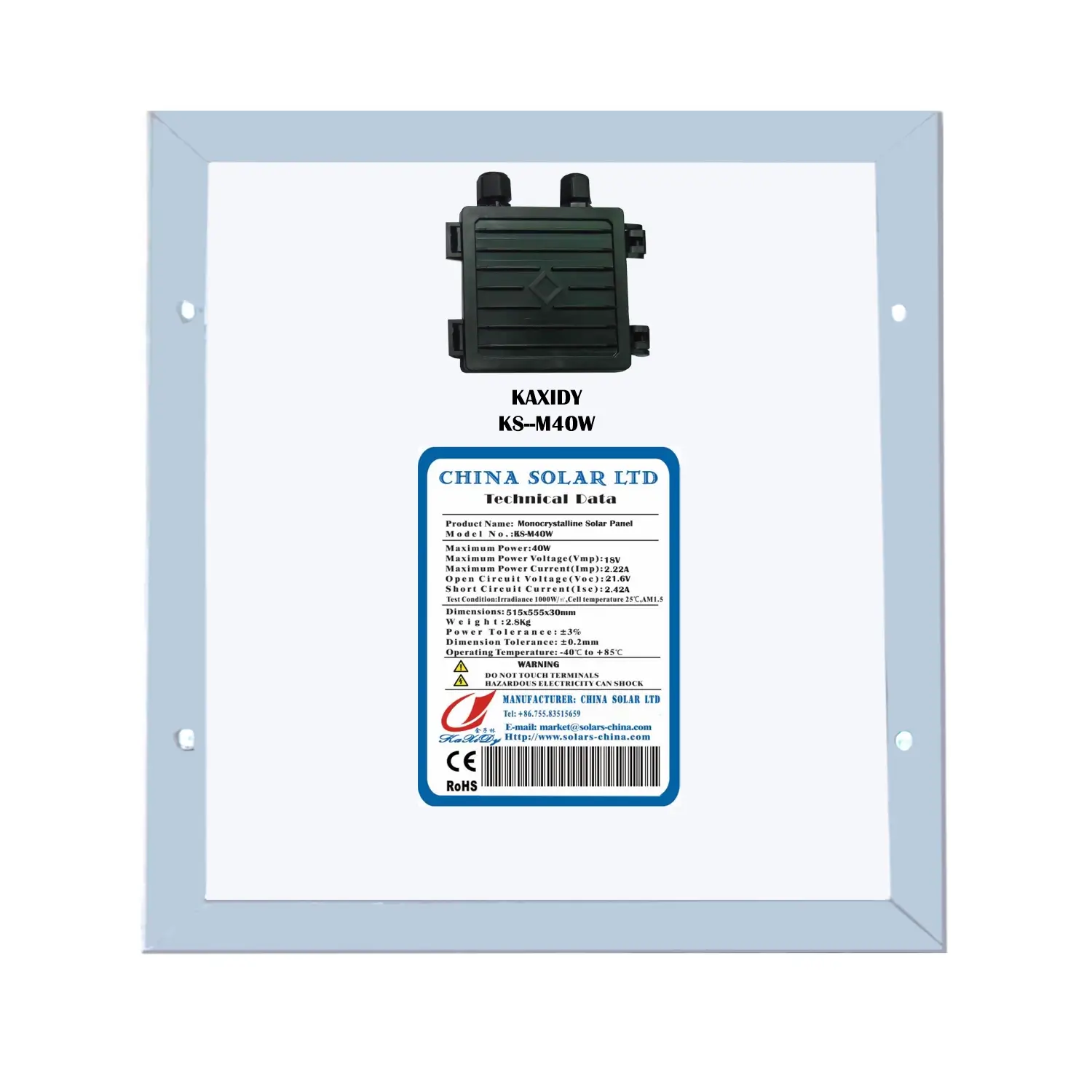 40W Moduli Fotovoltaici