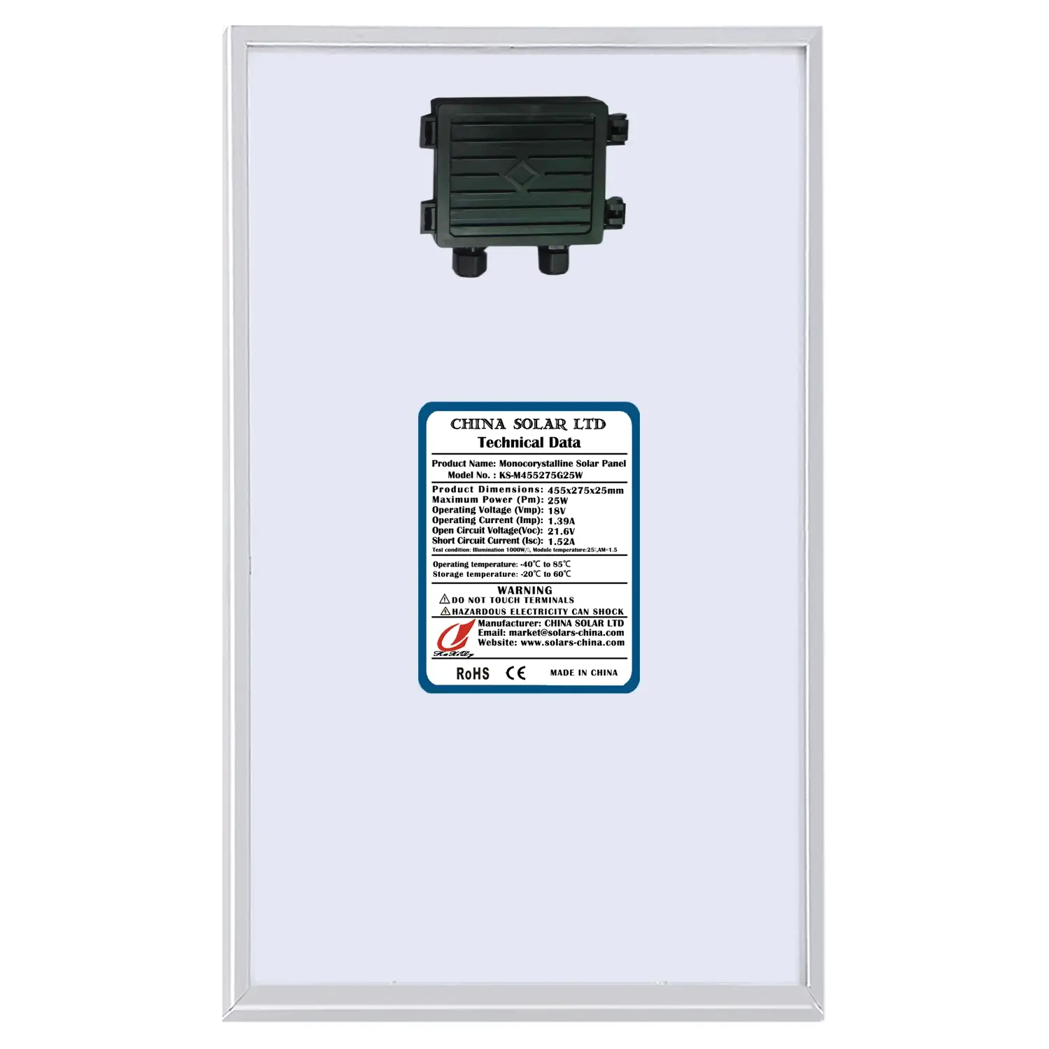Pannello Fotovoltaico 20W