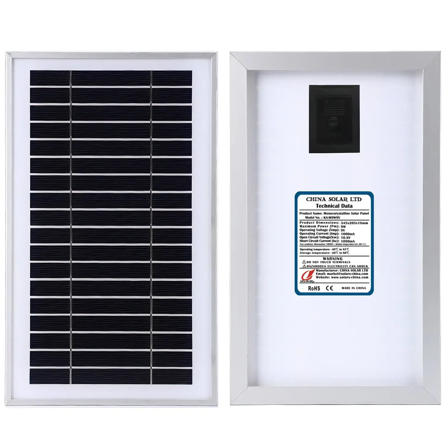 Pannello Fotovoltaico 9W 9V