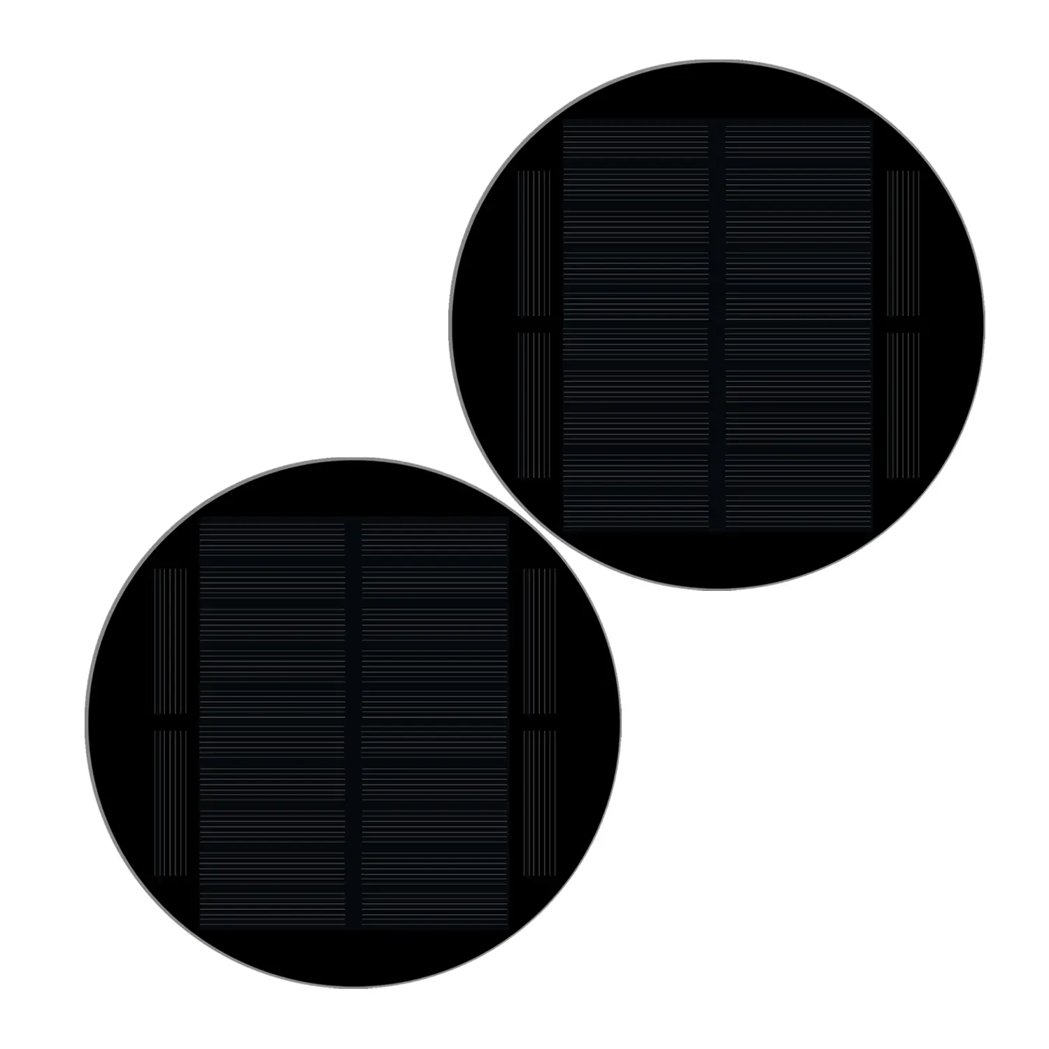 2W Pannello Solare Rotondo