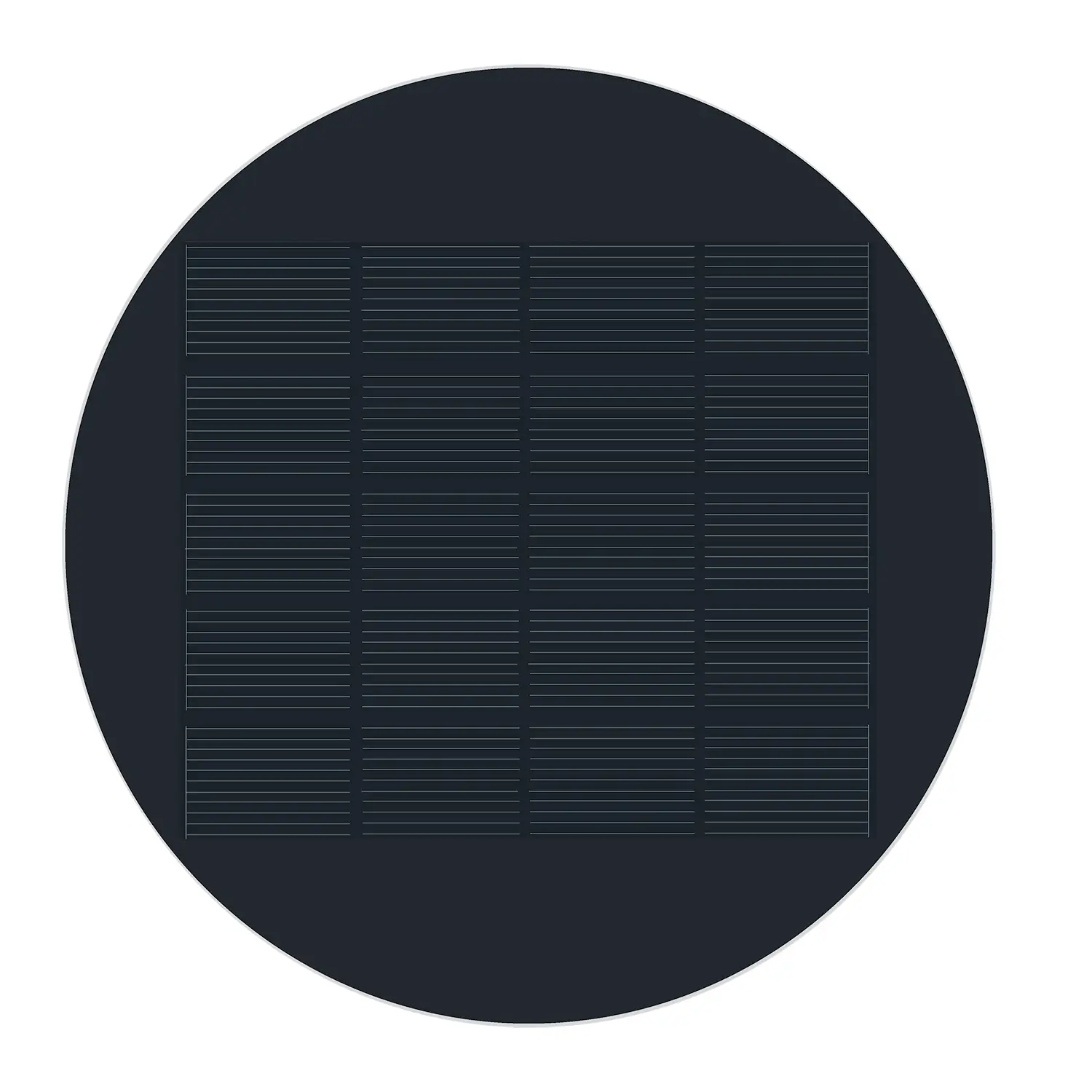5V Pannello Solare Rotondo