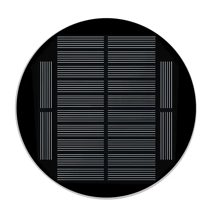 2W Pannello Solare Rotondo