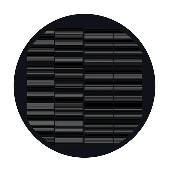 5W Pannello Solare Rotondo
