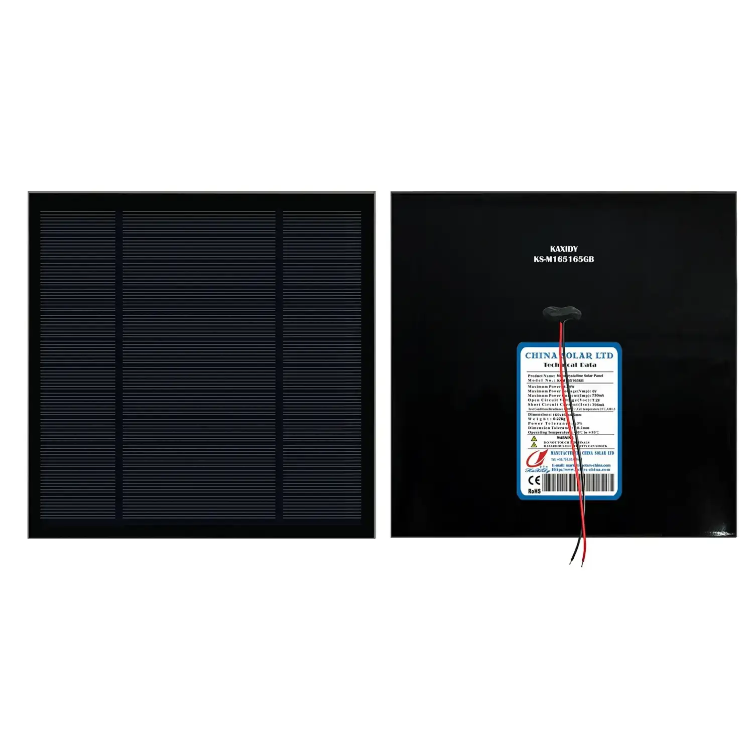 Pannello Solare 5W 6V