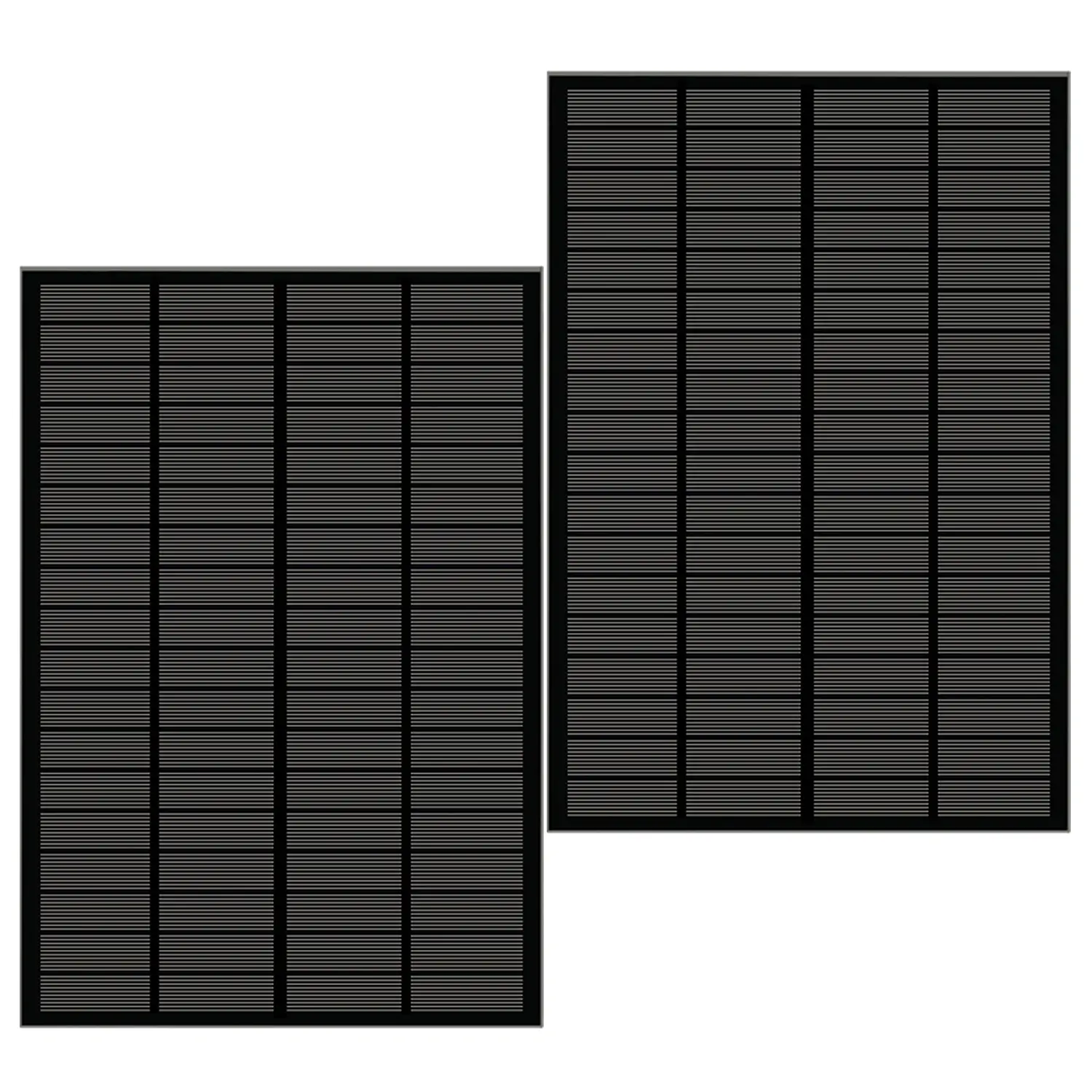 3W 9V pannello solare nero