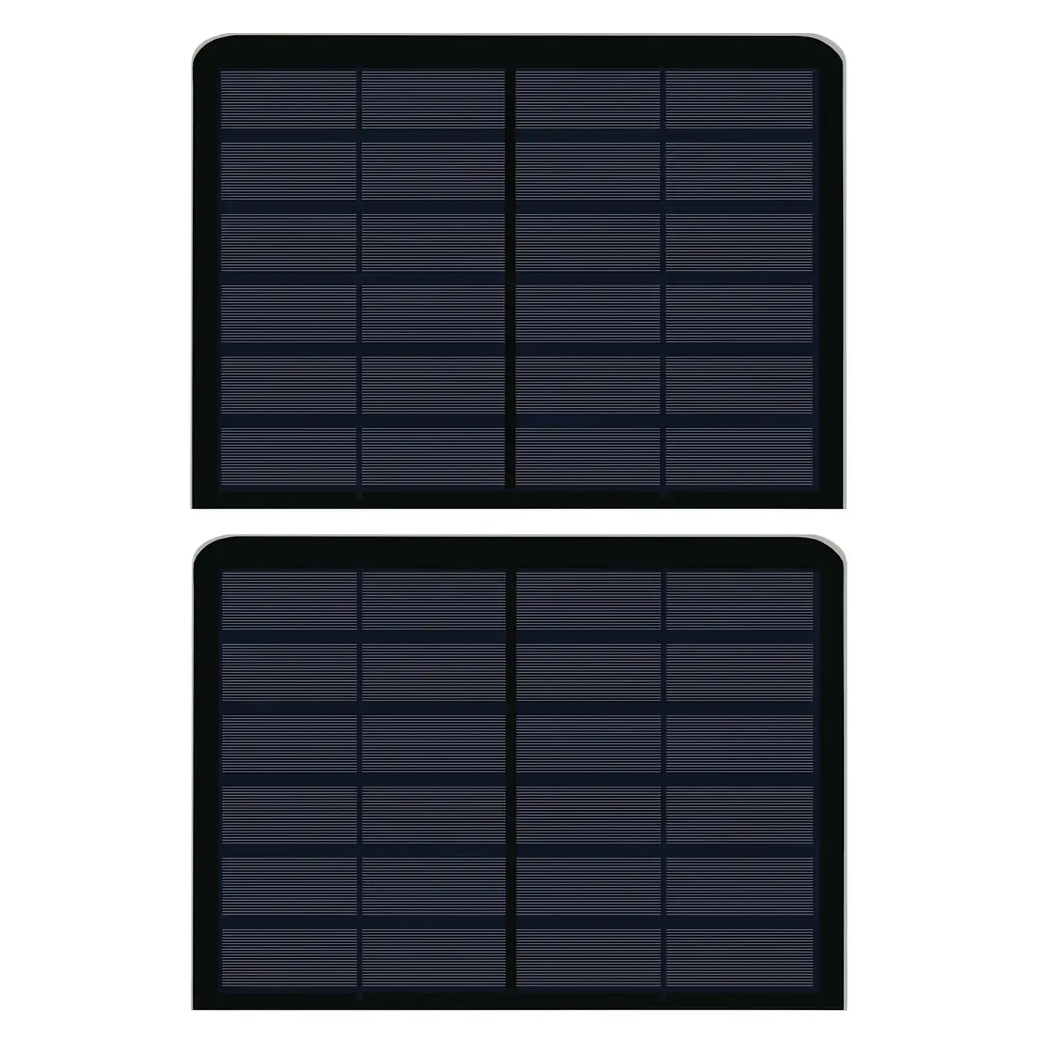 6V pannello fotovoltaico nero