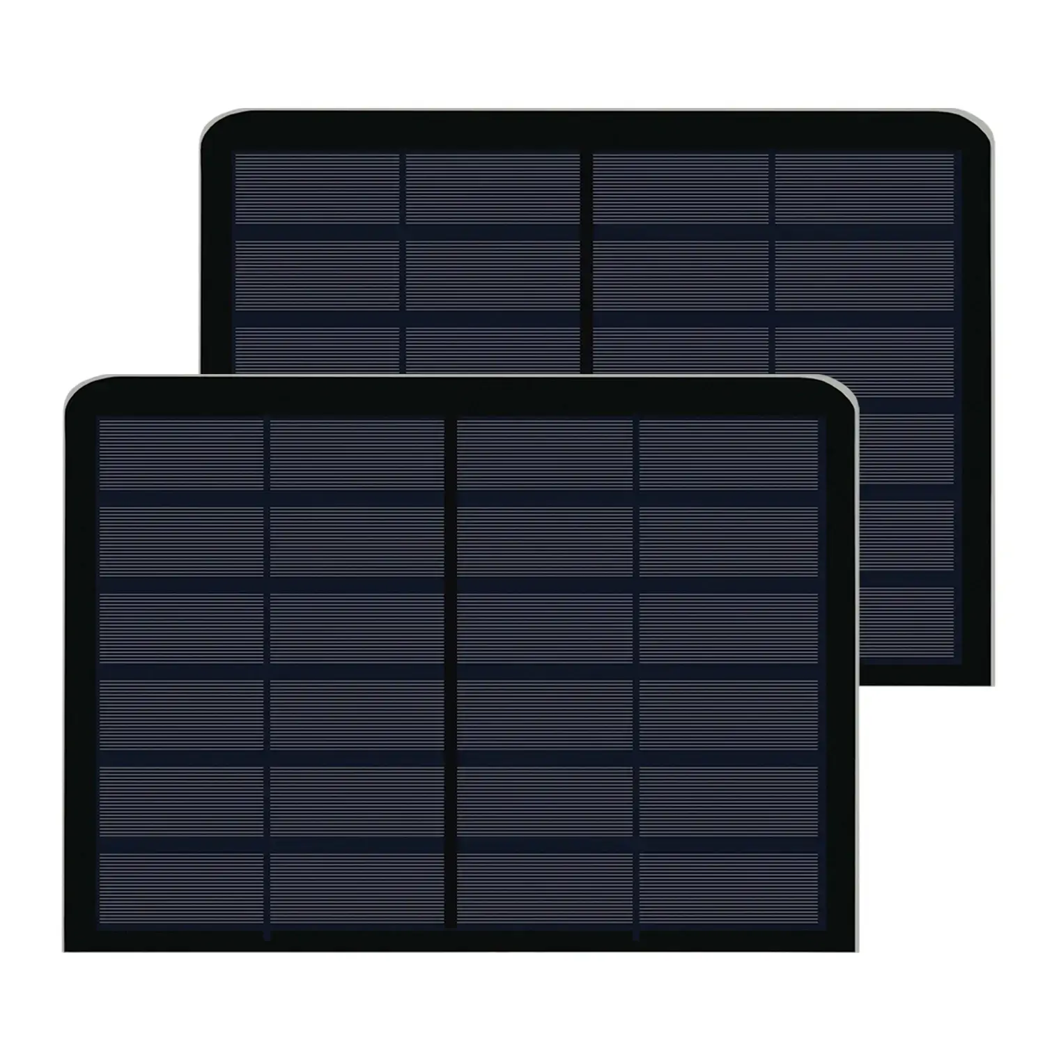 4W pannello solare nero