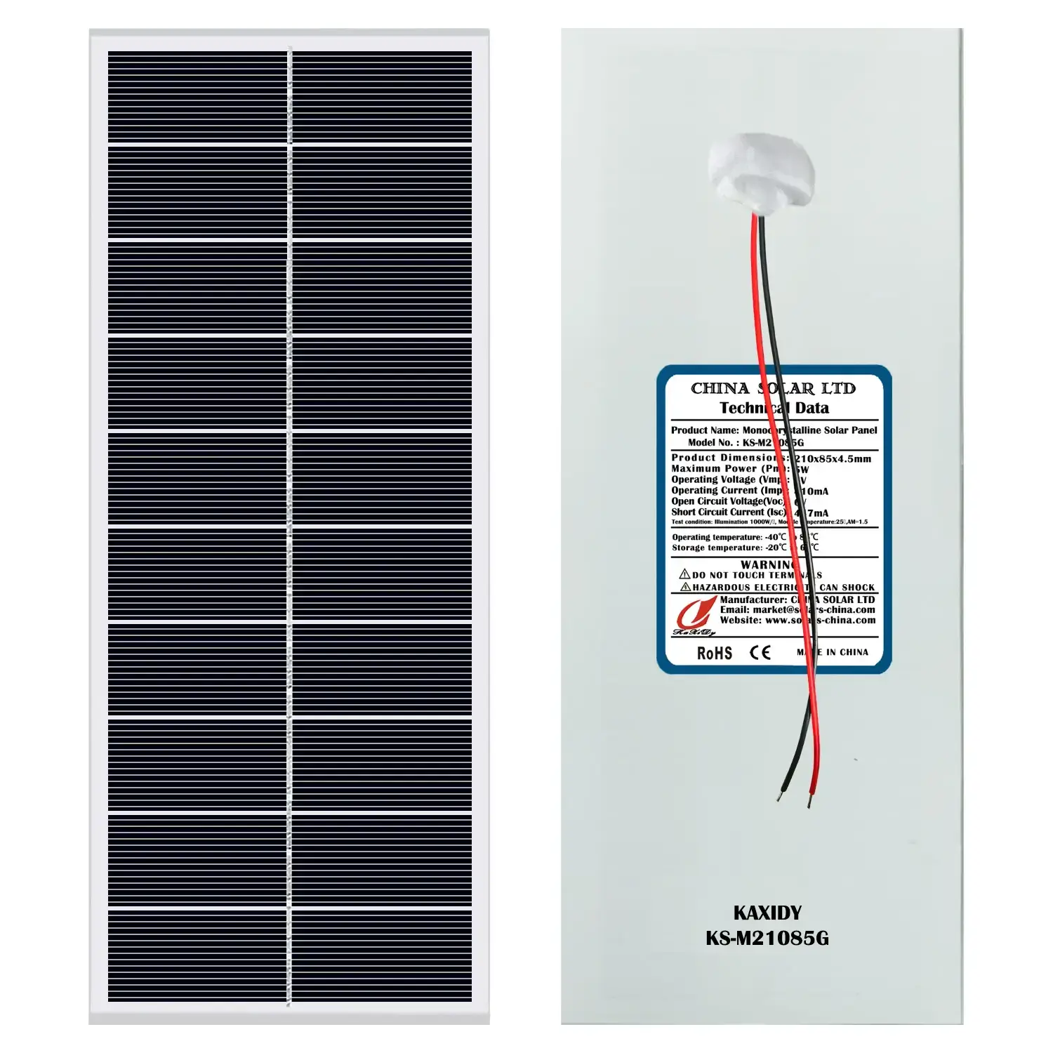 Pannello Solare 2W 5V