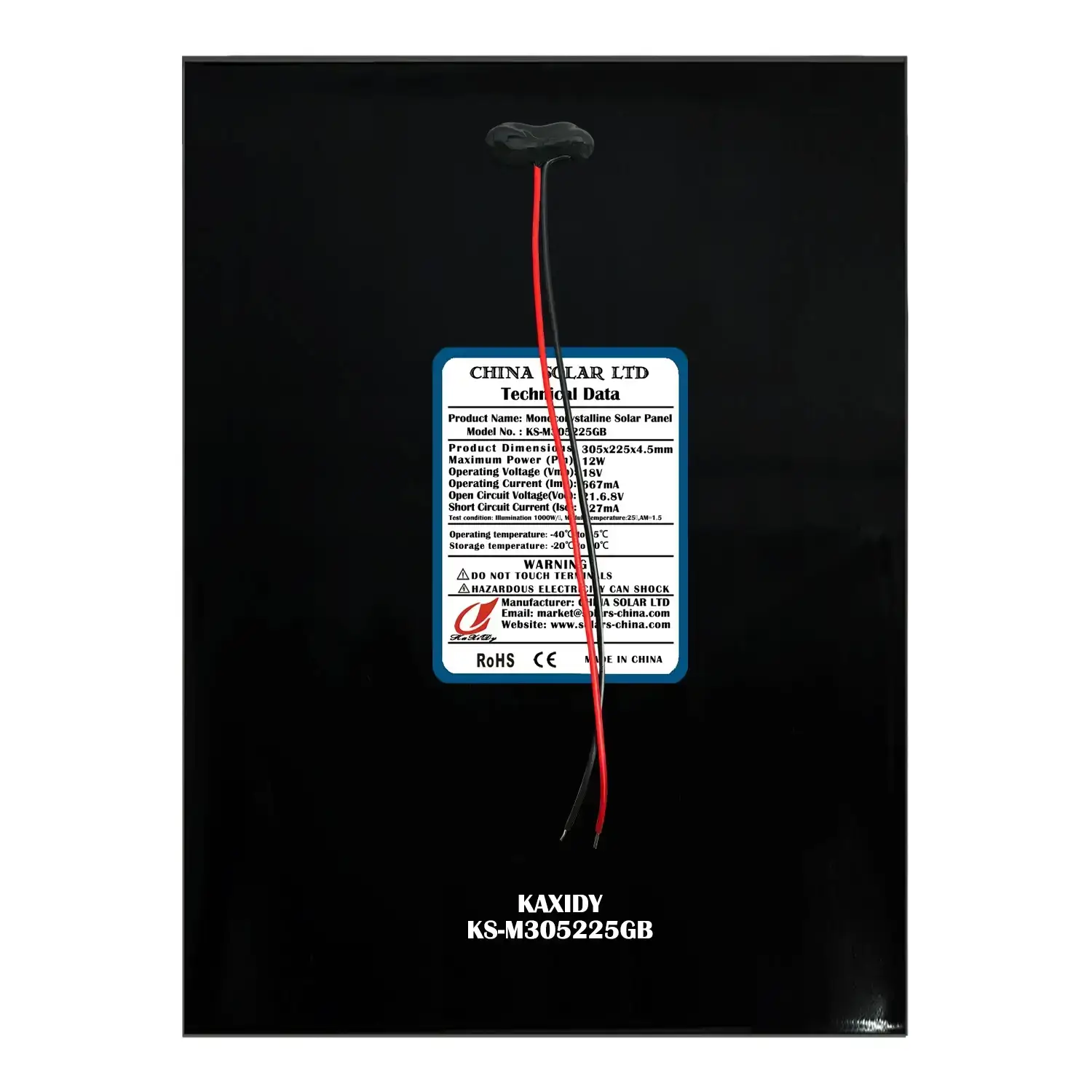 Pannello Fotovoltaico 10W