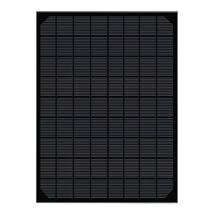 12V Pannello Solare Nero