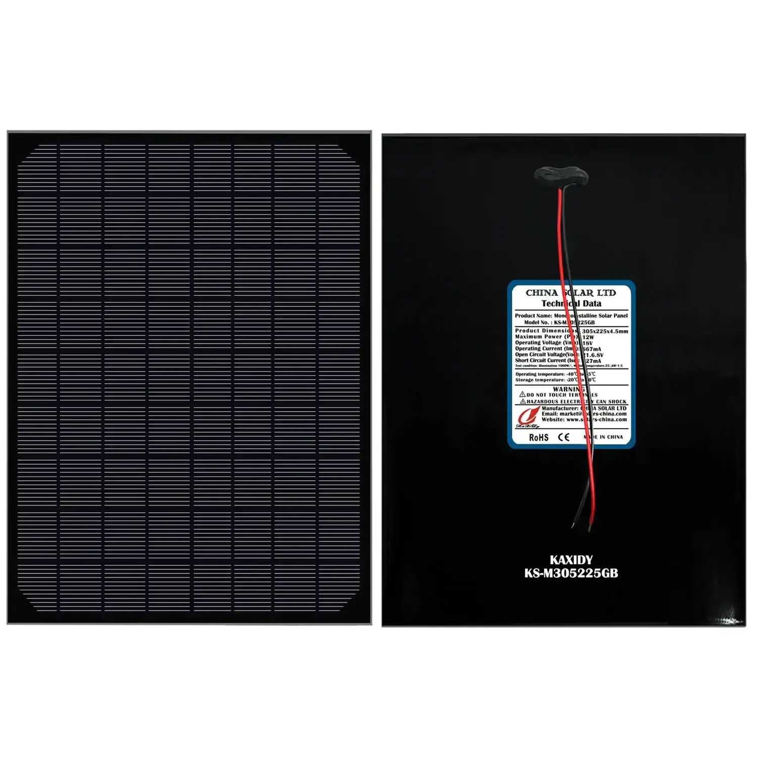 12V Pannello Solare