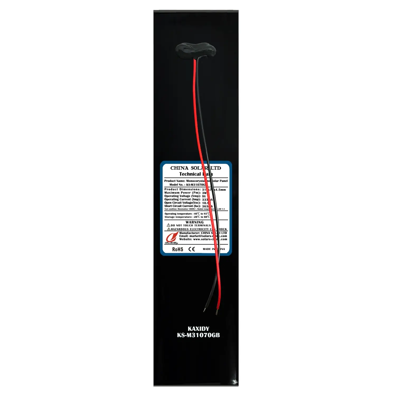 pannello fotovoltaic 9V