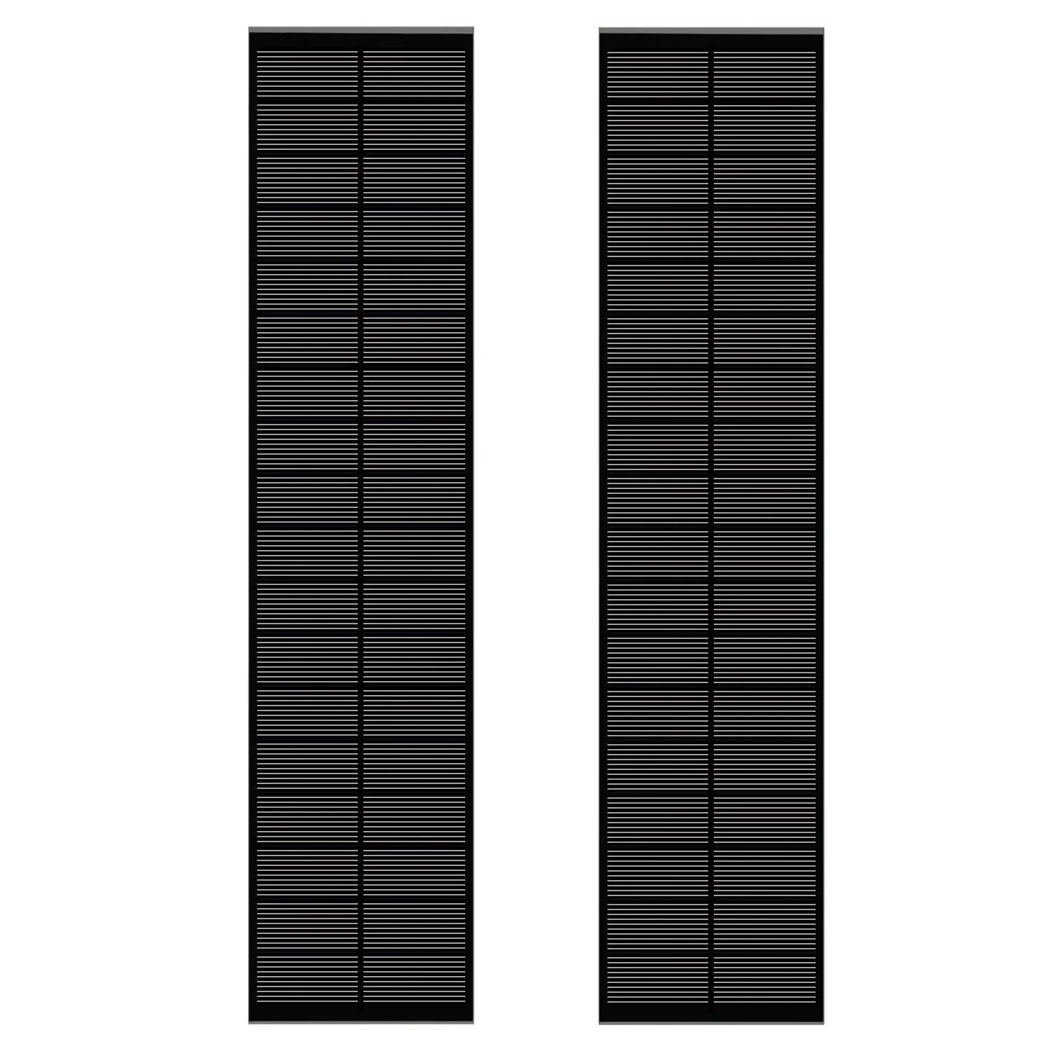 3W 9V pannello solare nero