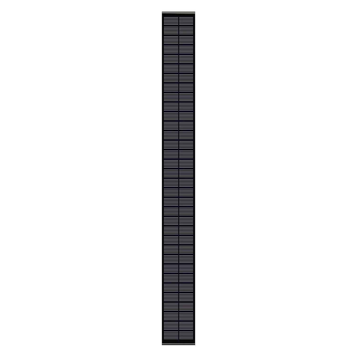 3W pannello solare nero