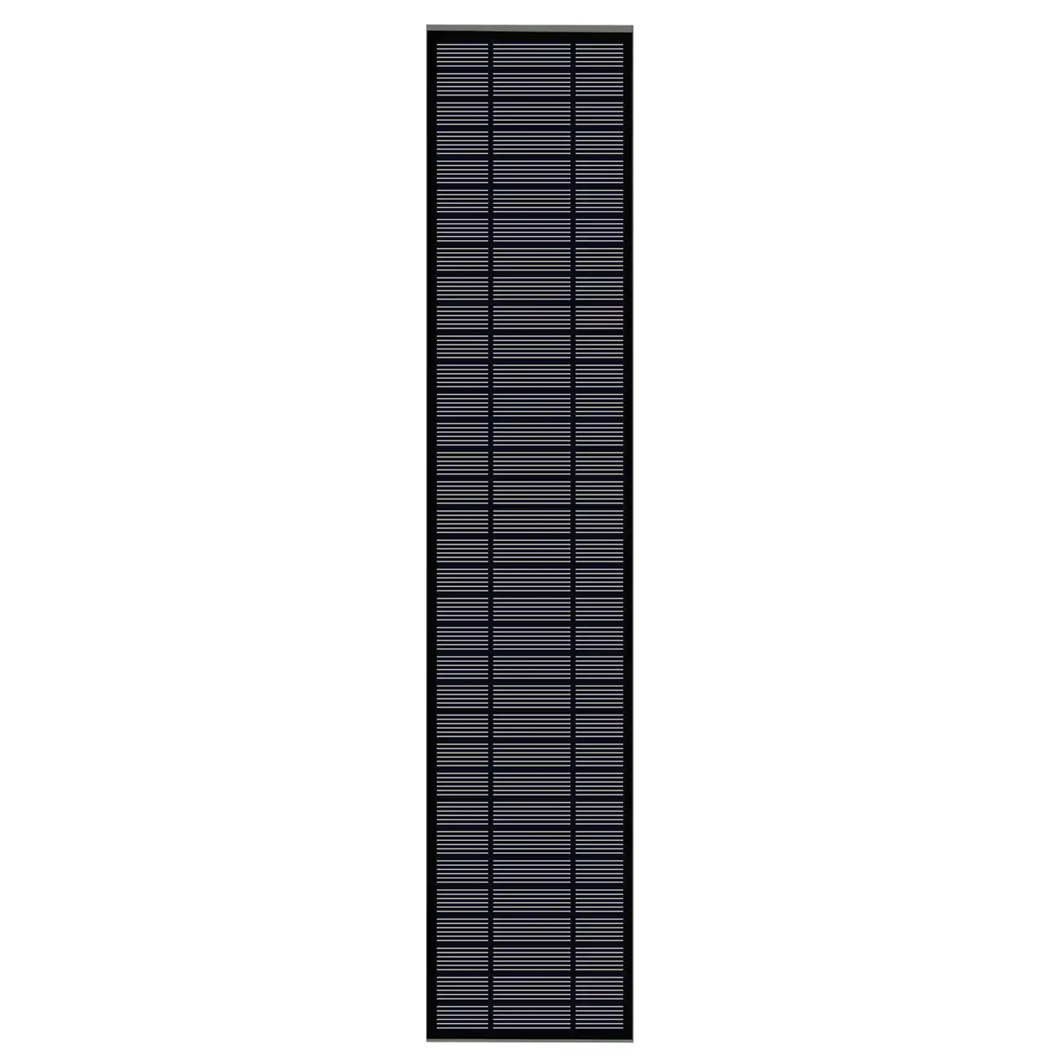 12V pannello solare nero