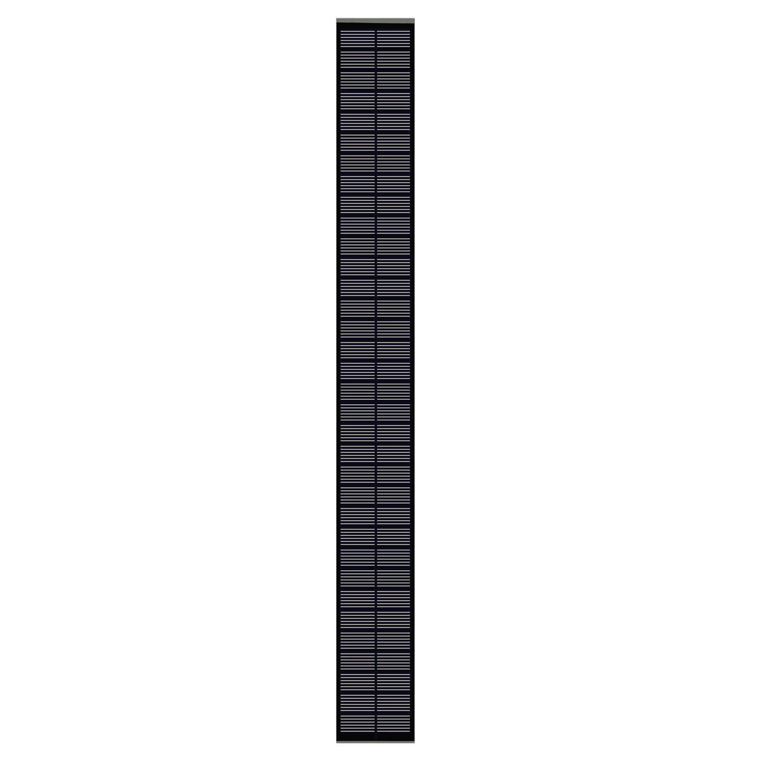 5W pannello solare vetro