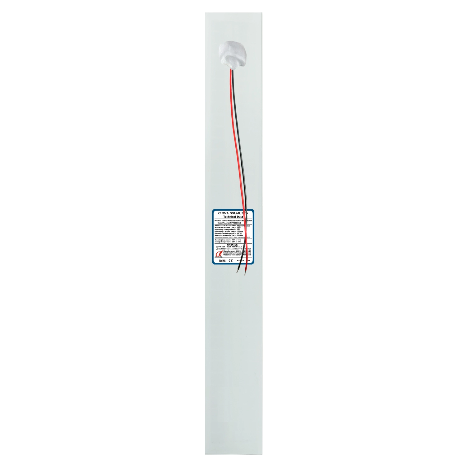 pannello solare 10W 18V