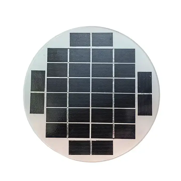 Pannello Solare Rotondo 6V