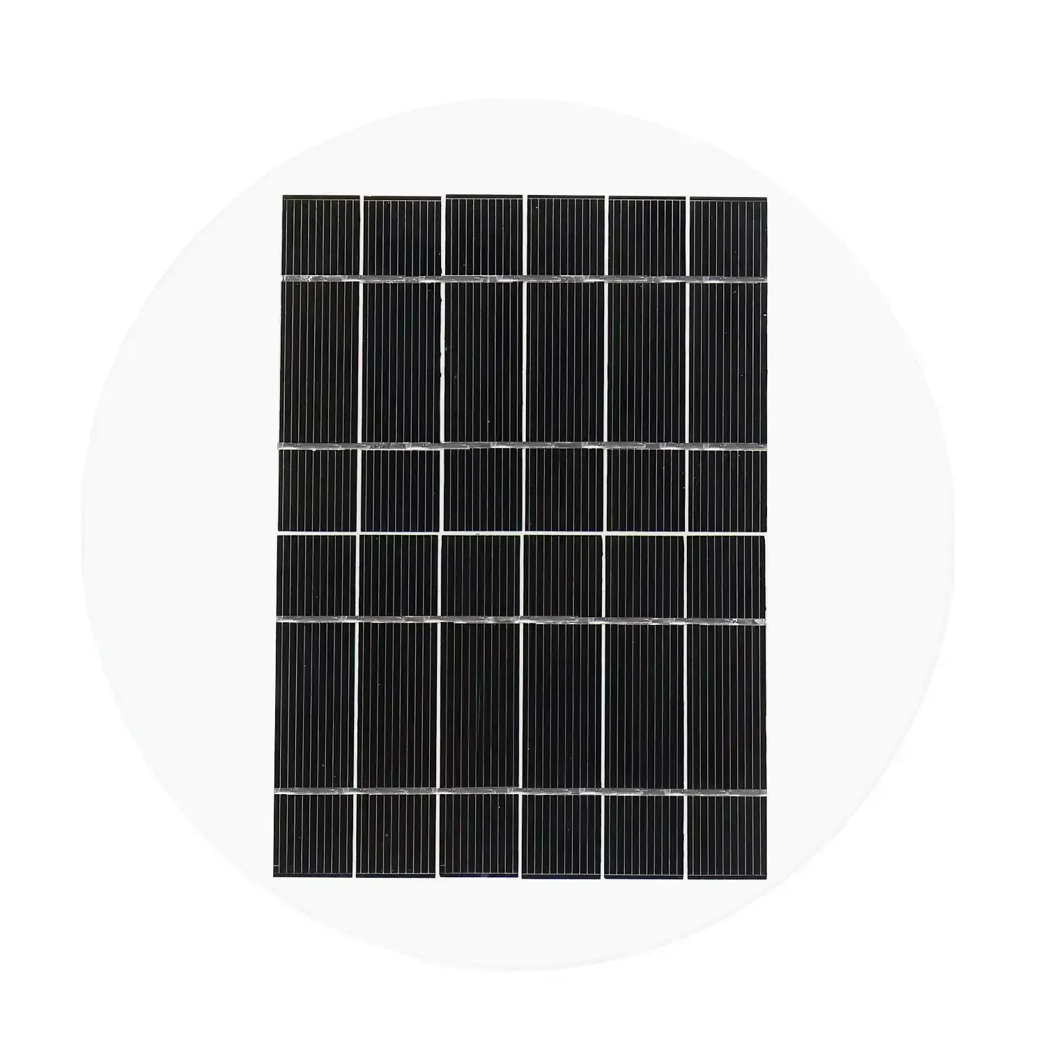 3W pannello solare circolare