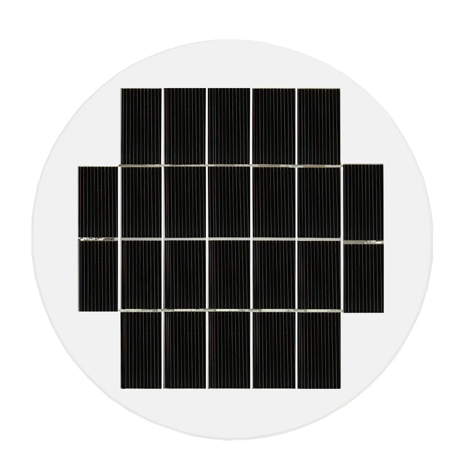 6V pannello solare rotondo