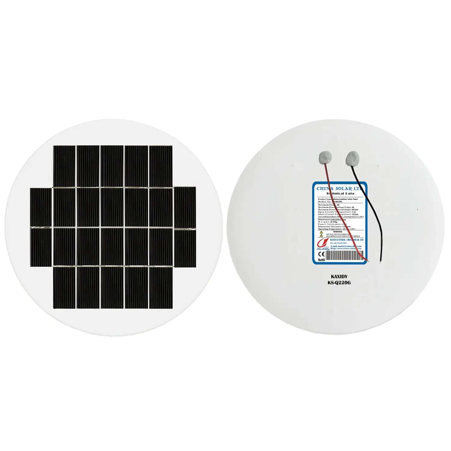 pannello solare rotondo