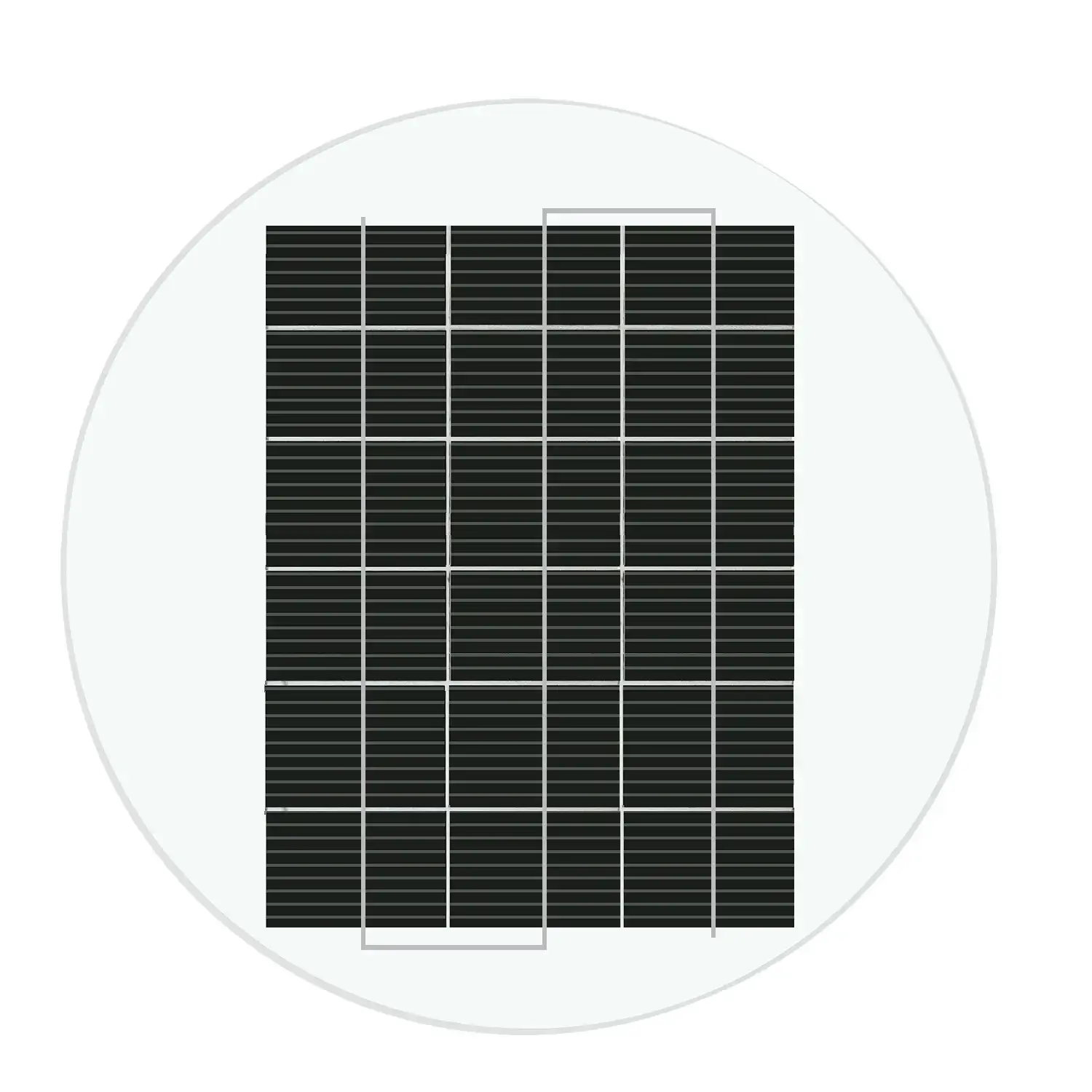 5W pannello solare rotondo