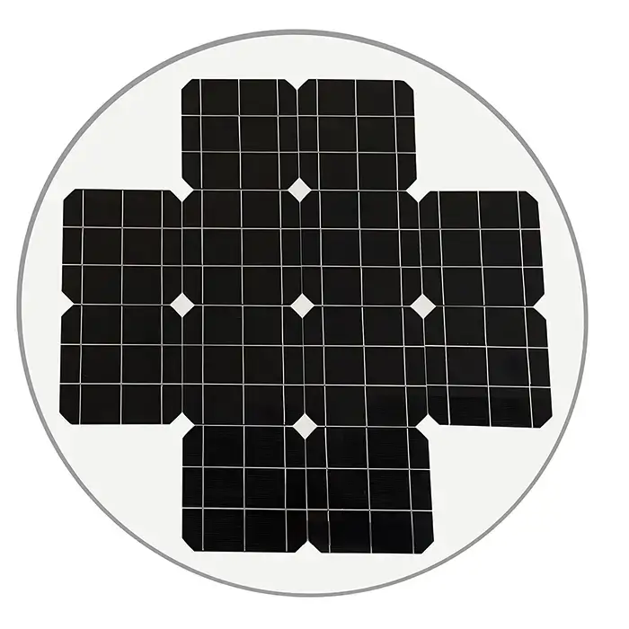 60W Pannello Solare Rotondo